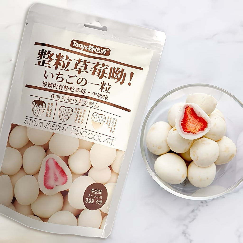 Freeze-Dried Strawberry Chocolate Fruit