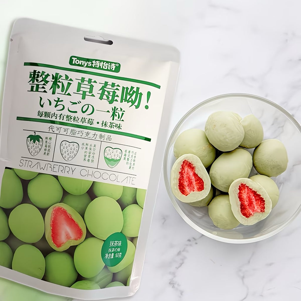 Freeze-Dried Strawberry Chocolate Fruit