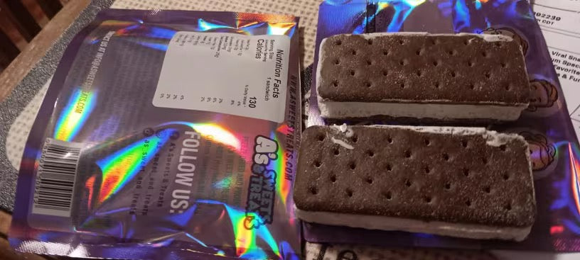 Freeze Dried  Ice Cream Sandwich